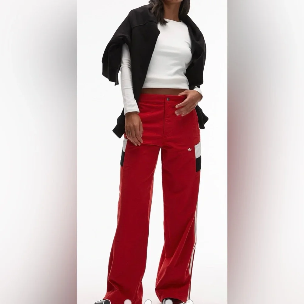 Adidas Women's
Blocking Track Pant in
Better Scarlet - Picture 3 of 16